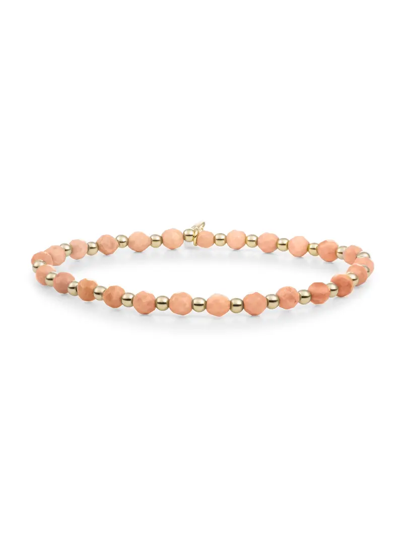 Interstellar Armband Peach Rhodonite
