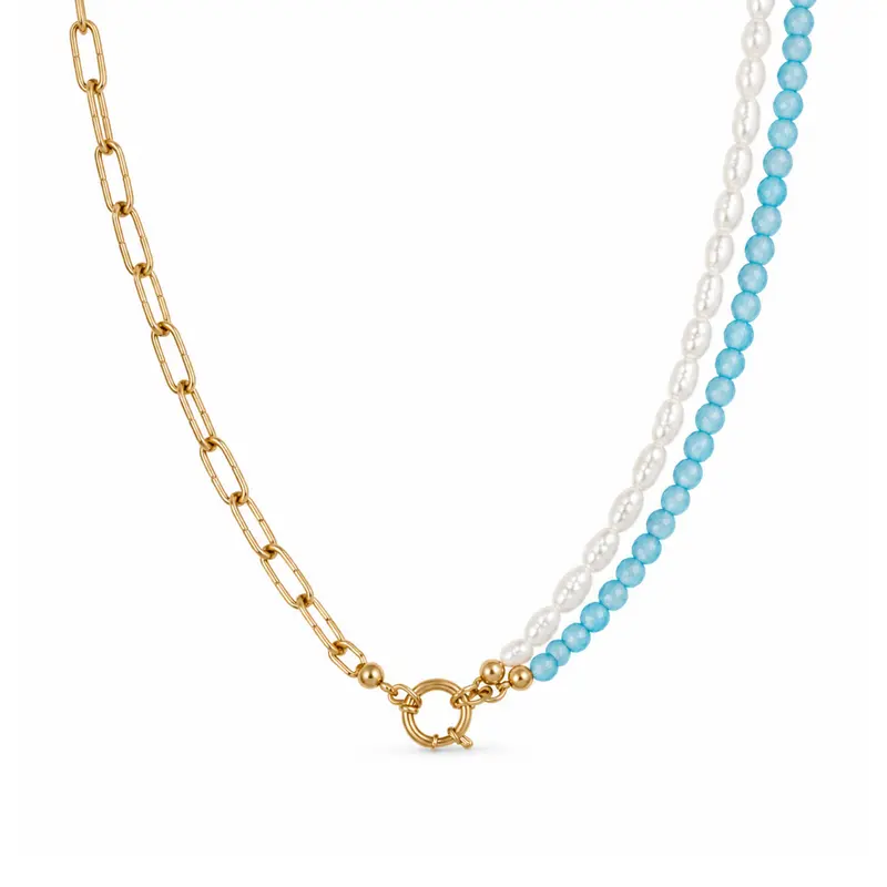 Jelly Necklace Aqua