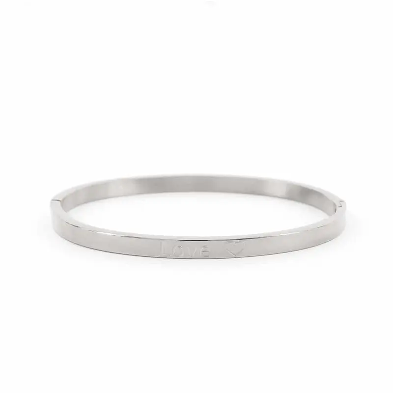 Kalli Kalli Alice LOVE Armband 10016 – Zilverkleurig 58 mm