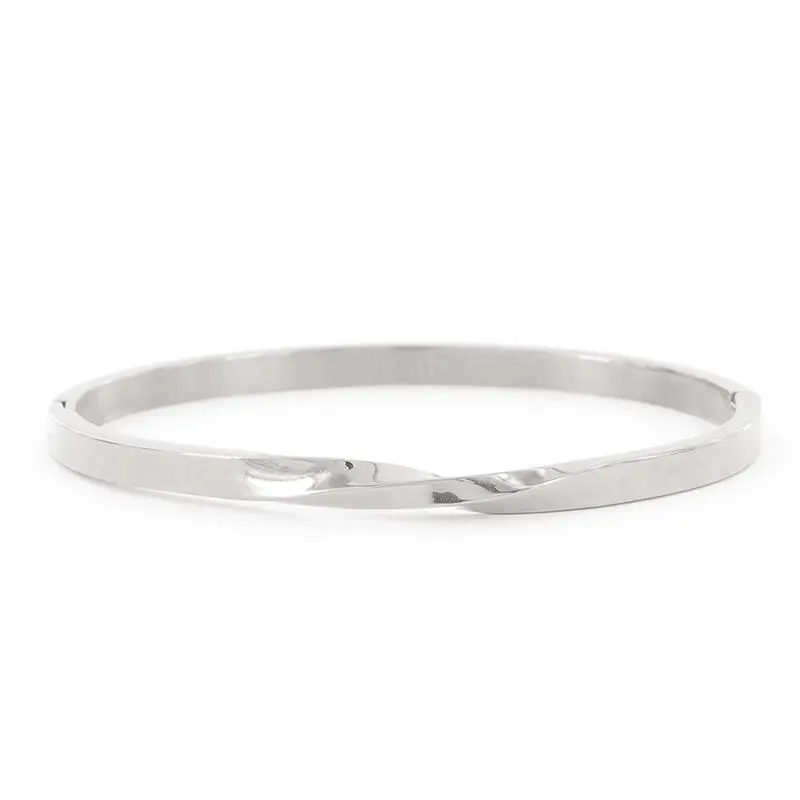Kalli Kalli Draai Armband 2190 – Zilverkleurig 58 mm