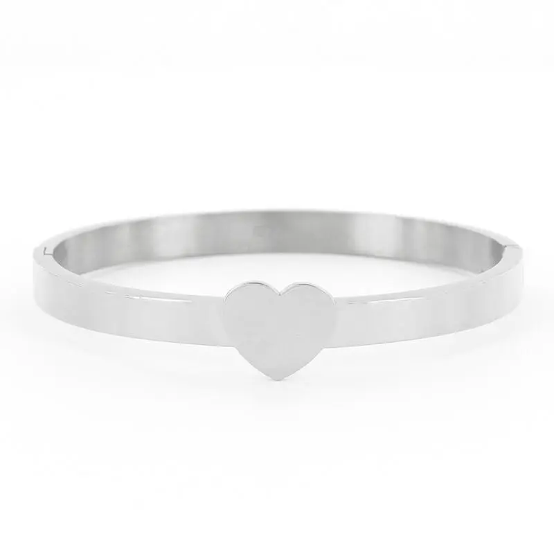 Kalli Kalli Hartje Breed Armband 2189 – Zilverkleurig 58 mm