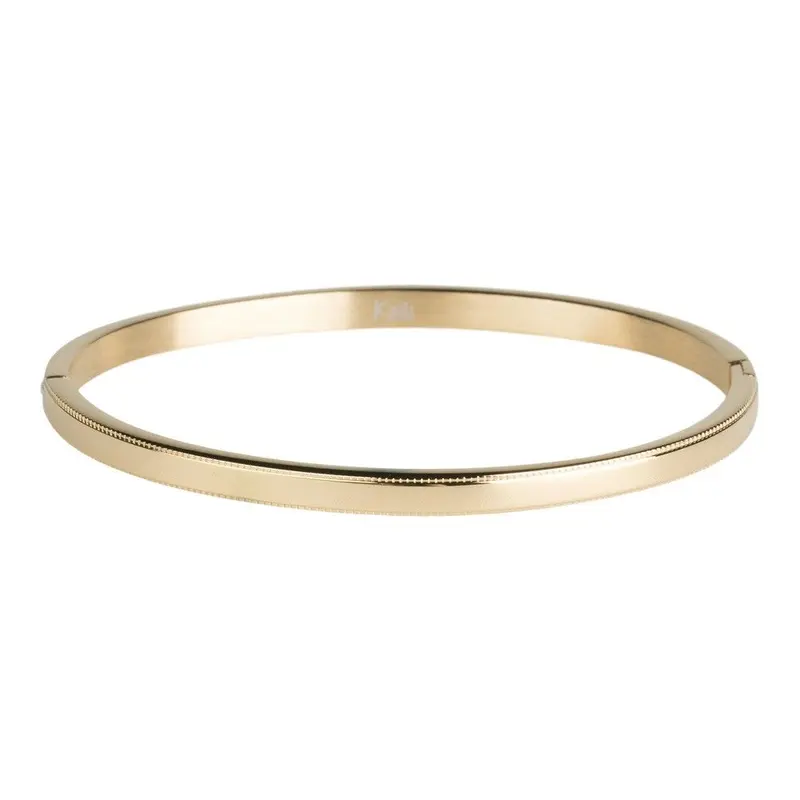 Kalli Kalli Julie Bewerkte Armband 2159G – Goudkleurig 4 mm