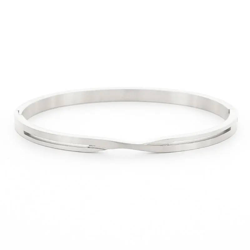 Kalli Kalli Kruislings Armband 2178 – Zilverkleurig 58 mm