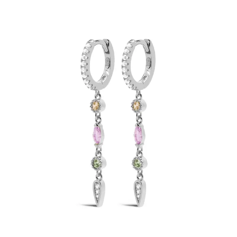 Karma Hinged Hoops Lizzy Sieraad