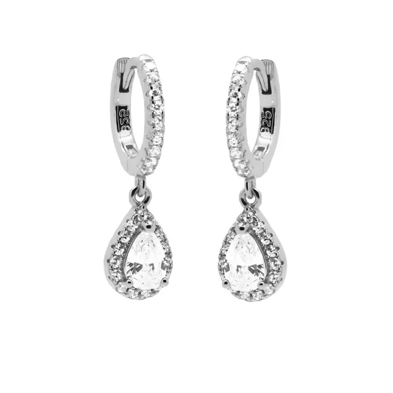 Karma Hinged Hoops Zirconia CHLOE A102S