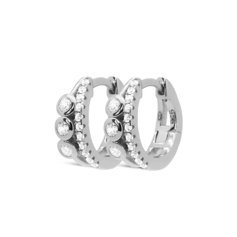 Karma Hinged Hoops Zirconia SIFRA 13MM H532S