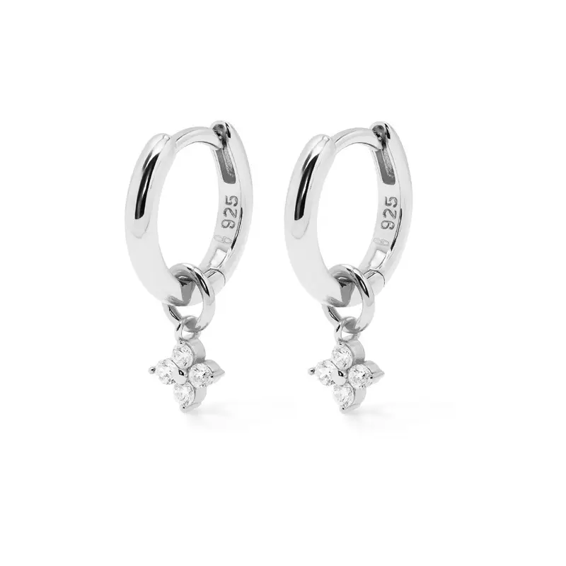 Karma Hinged Hoops Zirconia VIOLA A185S
