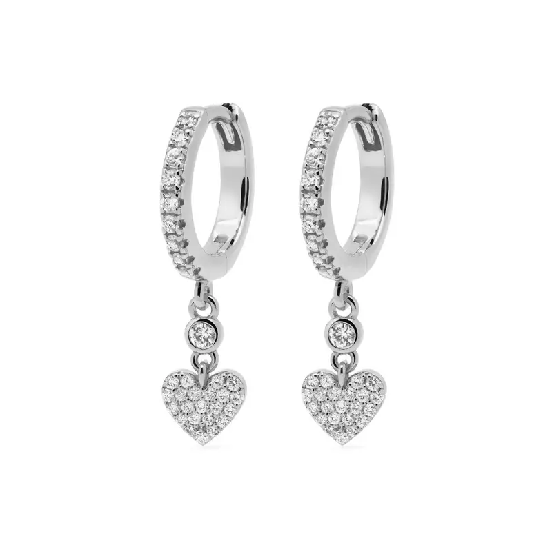 Karma Hinged Hoops Zirkonia Sieraad