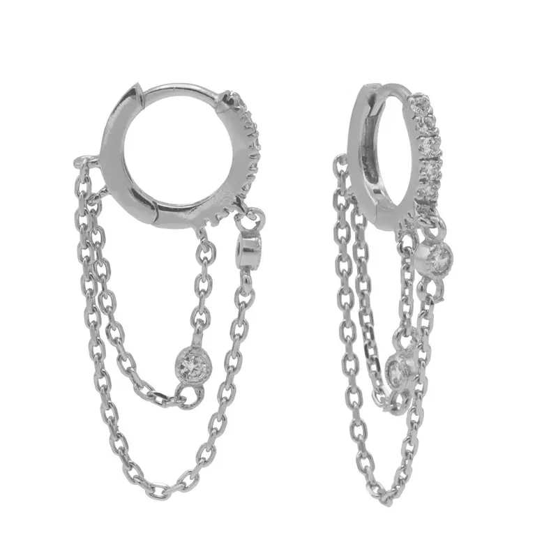Karma Plain Zirconia Hinged Sieraad