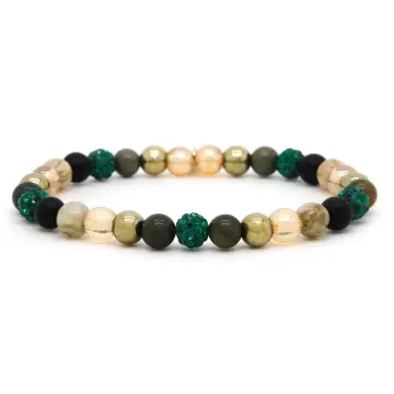 Karma Spiral Anne Green Armband 80129EL Groen