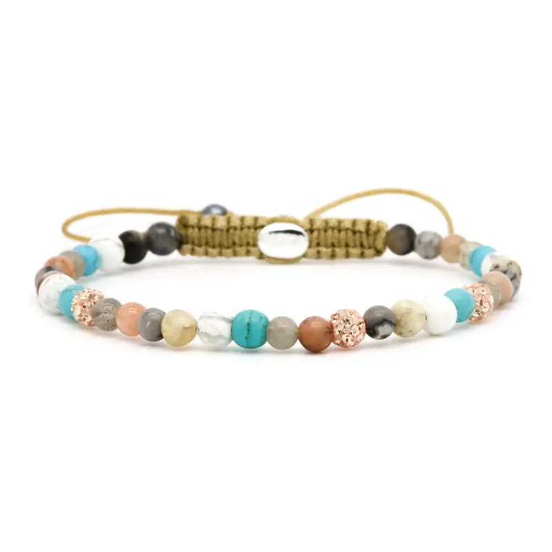 Karma Spiral Beach Rose Armband 84544 Roségoud