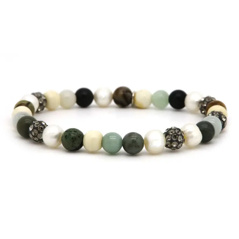Karma Spiral Ella Grey Armband Grijs