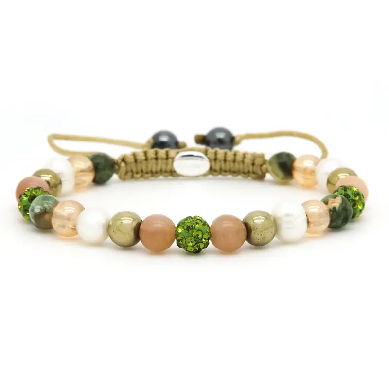 Karma Spiral Klaire Green Armband 80132 Groen