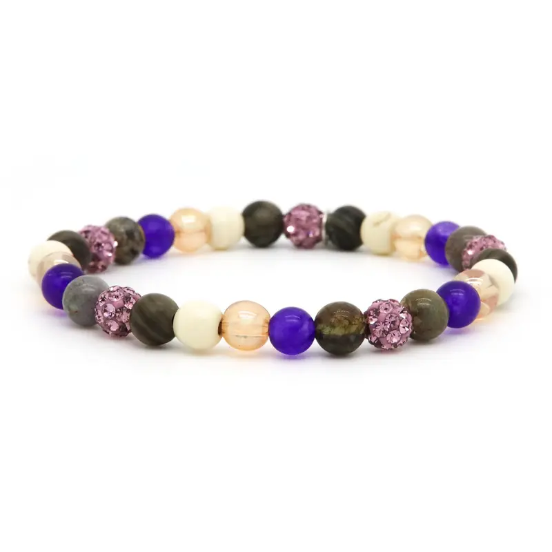 Karma Spiral Marie Purple Armband 80103EL Paars