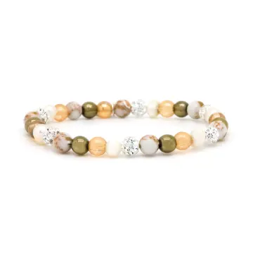Karma Spiral MIMI XS Elastic (white Crystal) Armband