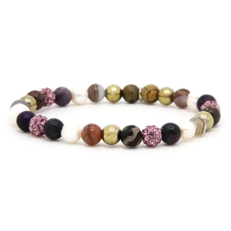 Karma Spiral Sophia Purple Armband 80104EL Paars