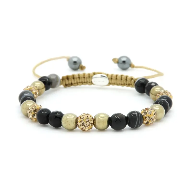 Karma Spiral Sun Crystal Armband TUSCAN Kristal