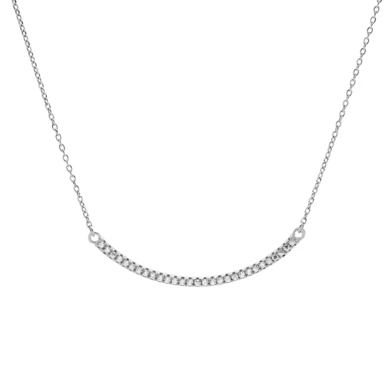 Karma Zirconia Bow Ketting T265S