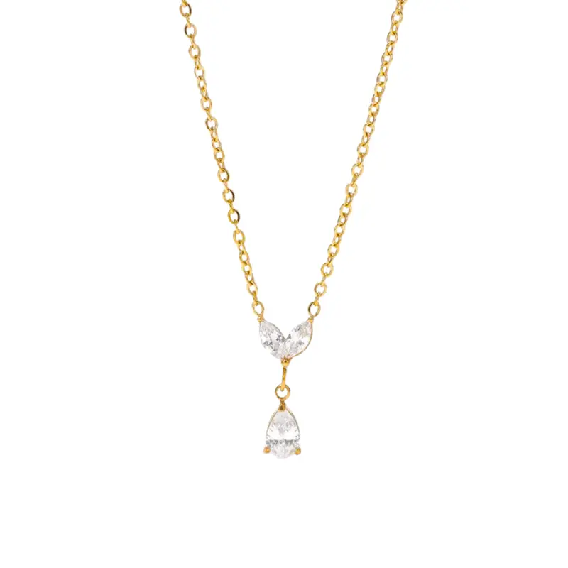 Ketting crystal drop
