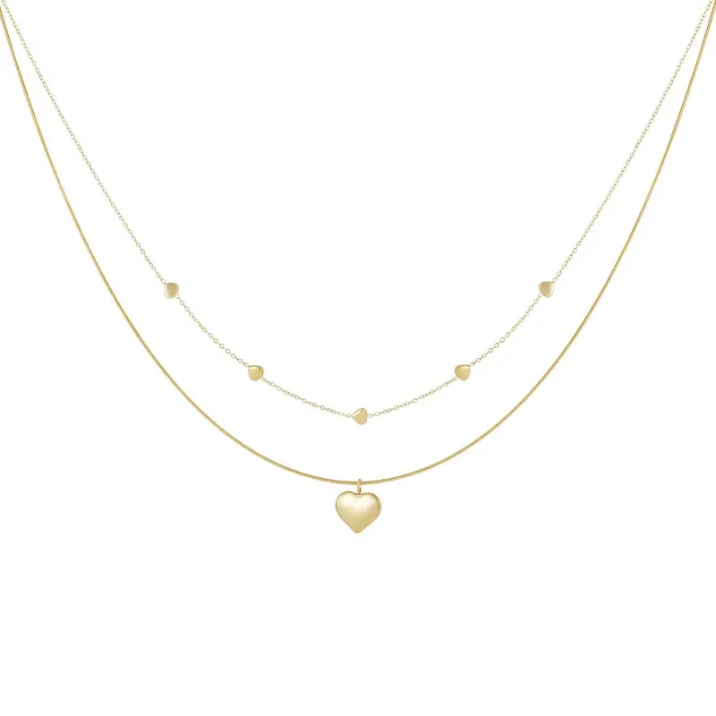 Ketting | Dubbel hart