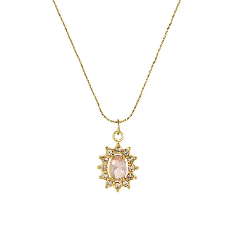Ketting emilia roze