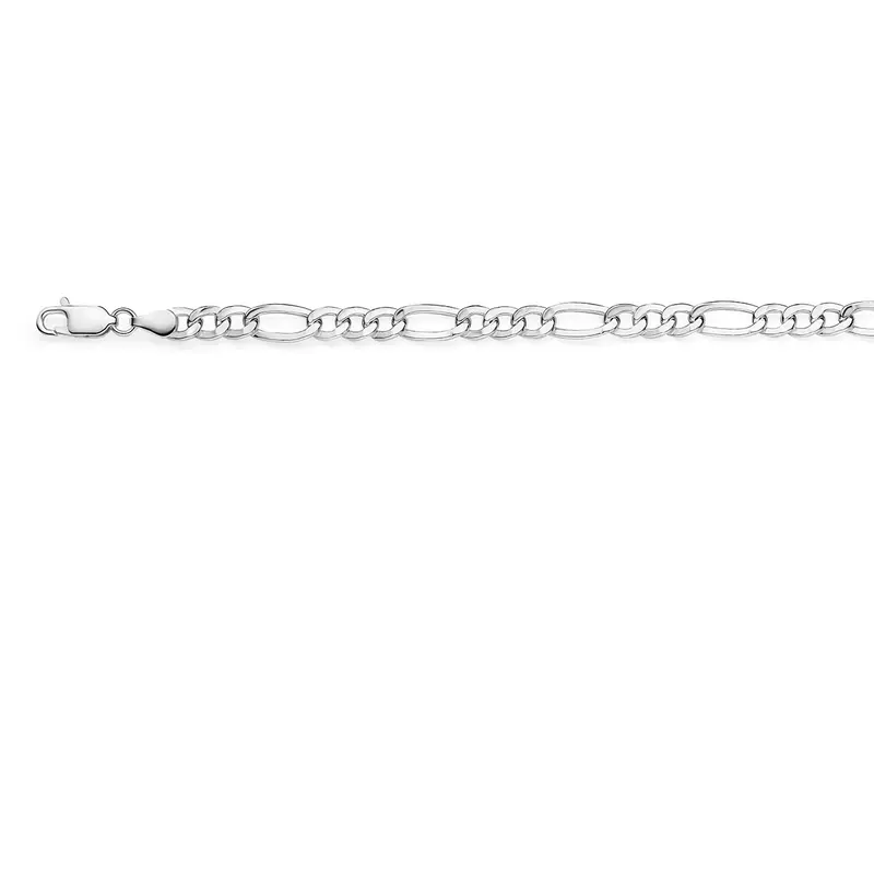 Ketting figaro zilver 6,6 mm