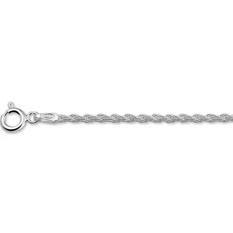 Ketting Gerhodineerd Zilver