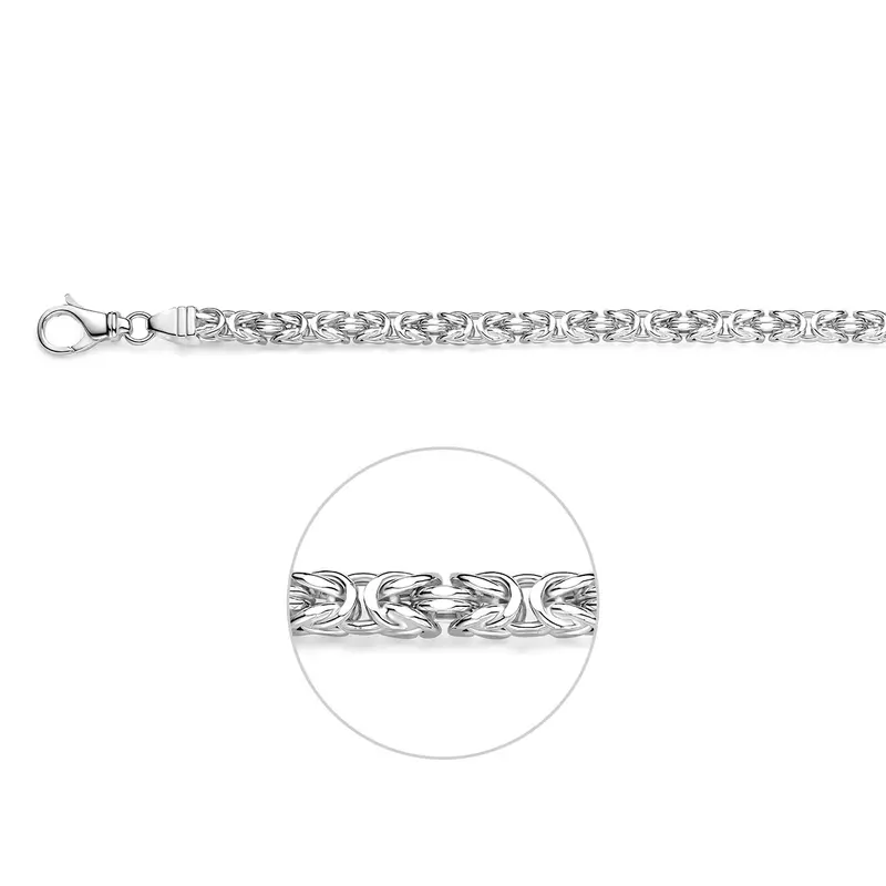 Ketting konings zilver 5,6 mm