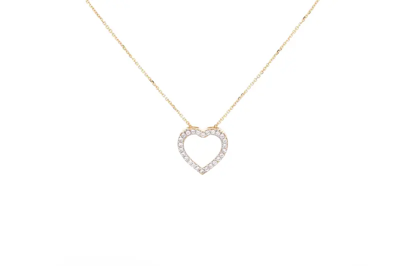 Ketting Open Hart 14K Goud BeMy