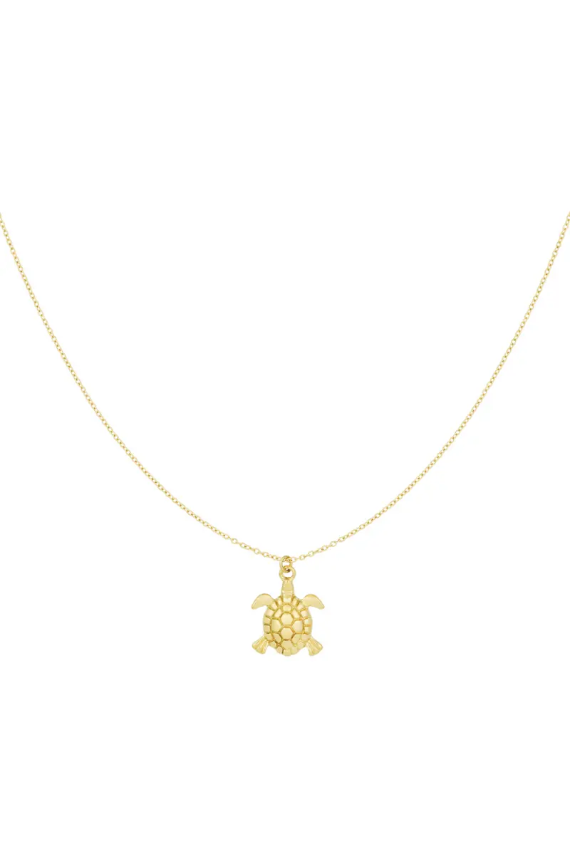 Ketting schildpad goud