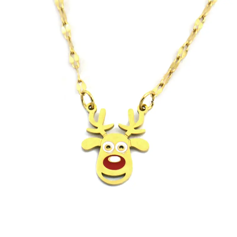 Kinderketting RVS goudkleur - Rudolph