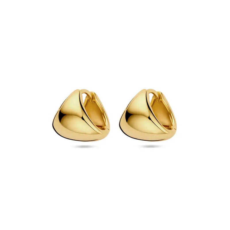 klapoorringen 1 micron zilver verguld (geel)