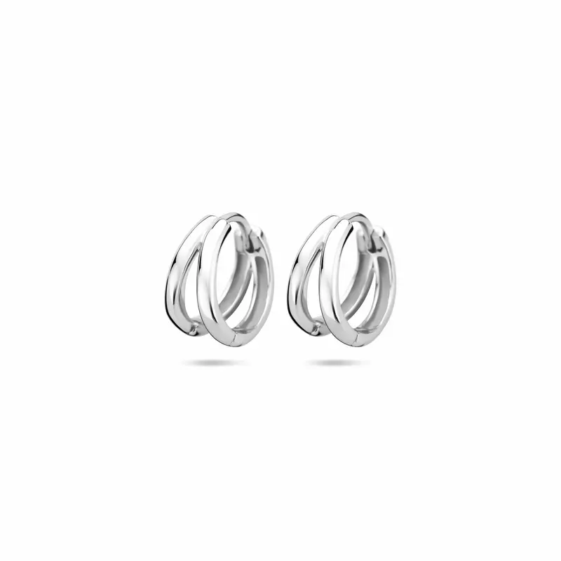 Klapoorringen 12,5 mm gerhodineerd zilver – 1340809