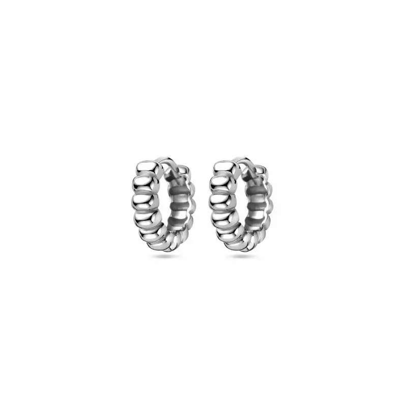 klapoorringen 12 mm zilver gerhodineerd
