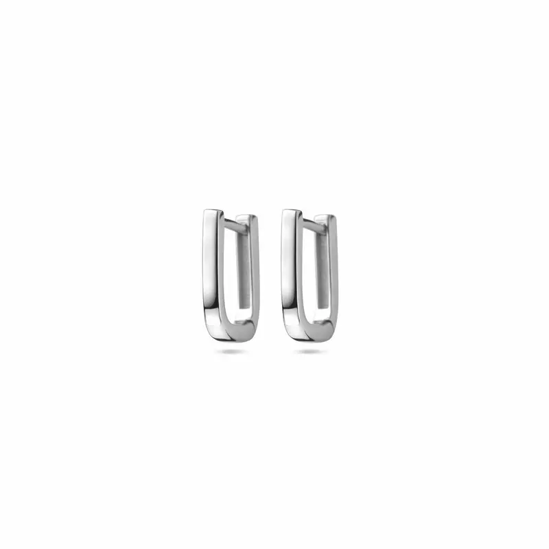 klapoorringen 12 mm zilver gerhodineerd