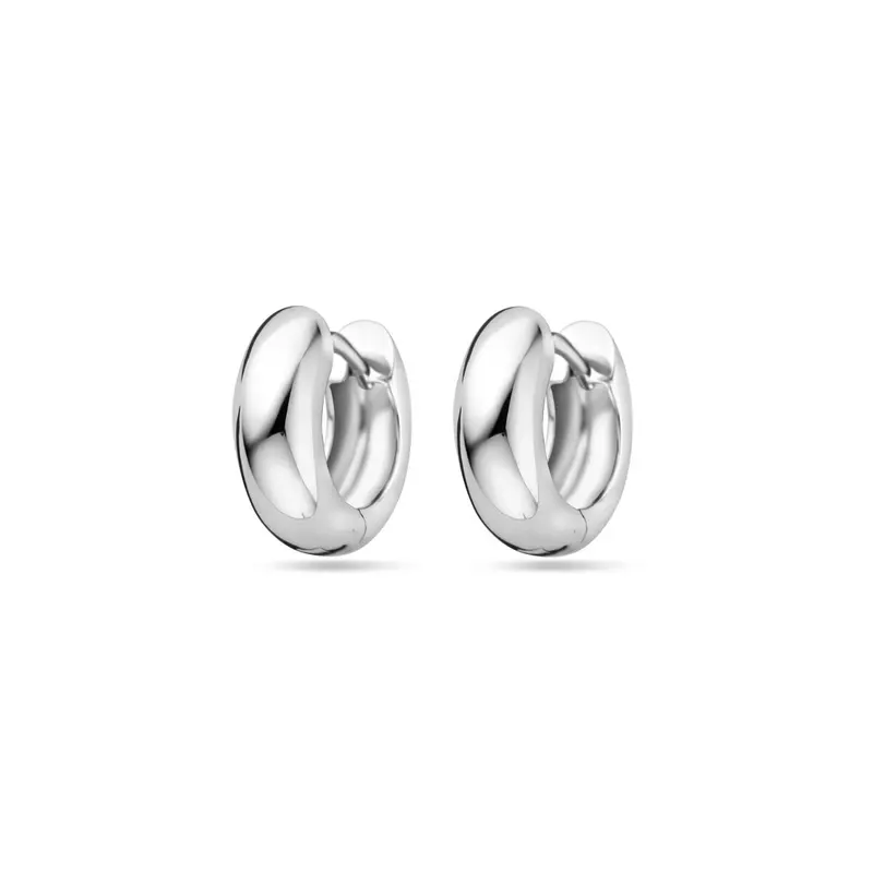 klapoorringen 13,5 mm zilver gerhodineerd
