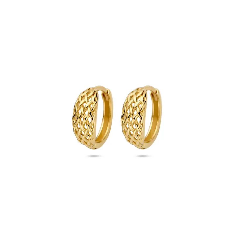 Klapoorringen 13 mm 14K geelgoud – 4032878