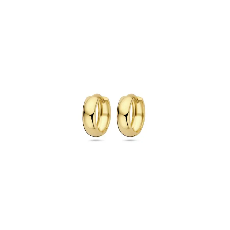 klapoorringen 13 mm 9 Karaat