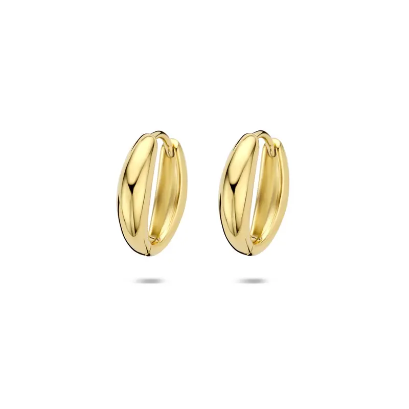 Klapoorringen 14,5 mm 1 micron zilver verguld – 2104237