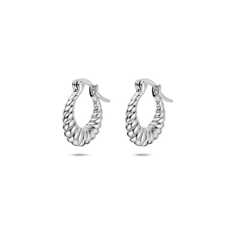 Klapoorringen 14,5 mm gerhodineerd zilver – 1341369