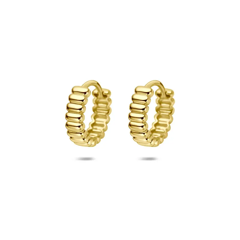 Klapoorringen 14K geelgoud 13,5 mm