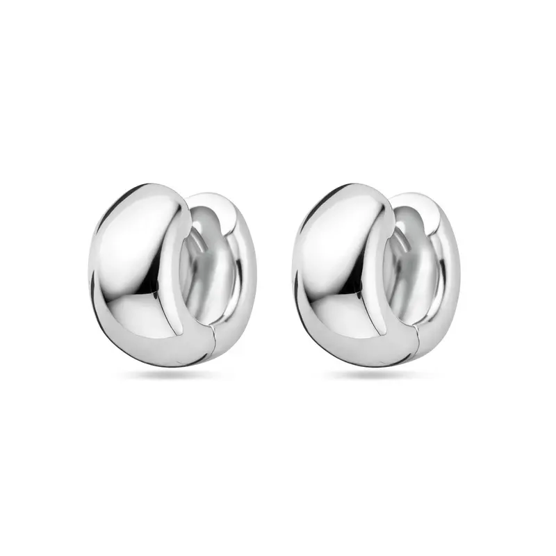 klapoorringen 15 mm zilver gerhodineerd