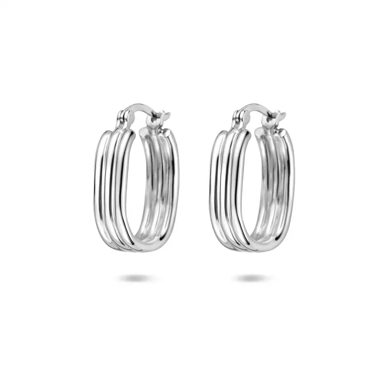 Klapoorringen 17 mm gerhodineerd zilver – 1341737