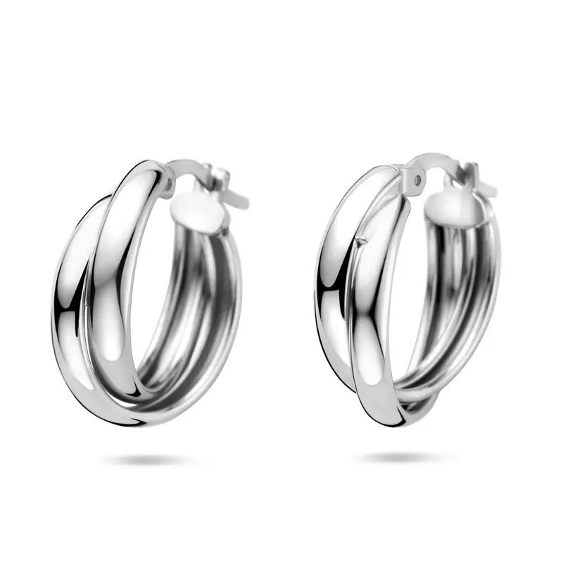 Klapoorringen 19,5 mm gerhodineerd zilver – 1341601