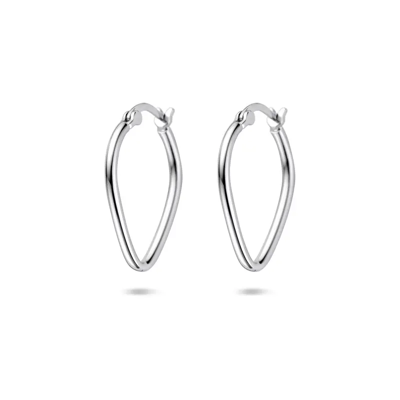 Klapoorringen 19,5 mm gerhodineerd zilver – 1341738