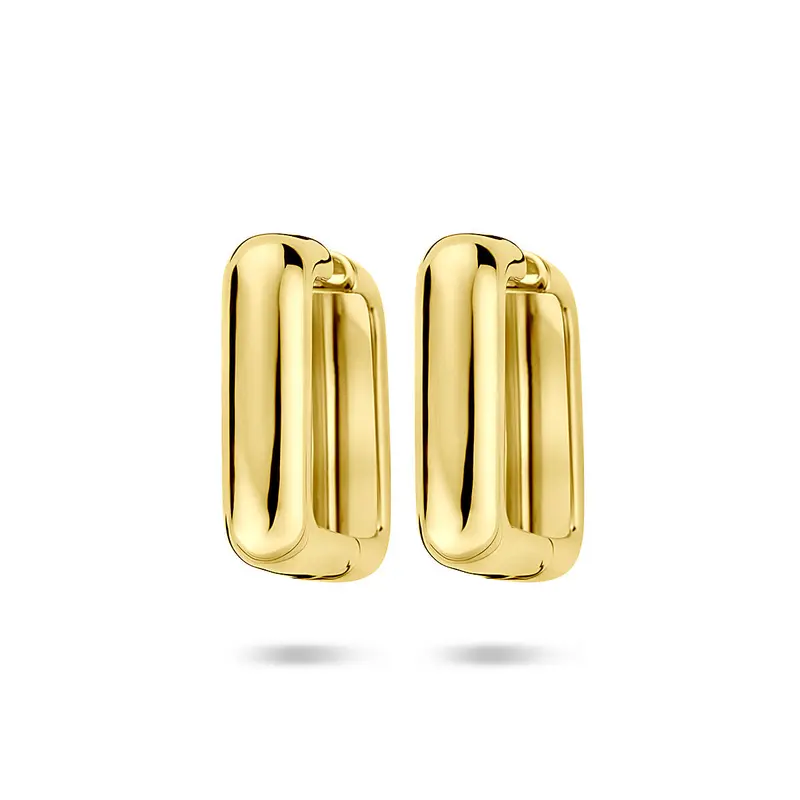 Klapoorringen 25 mm 1 micron zilver verguld – 2104049
