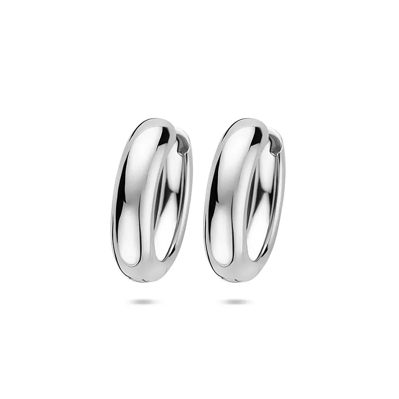 Klapoorringen 25 mm gerhodineerd zilver – 1341000