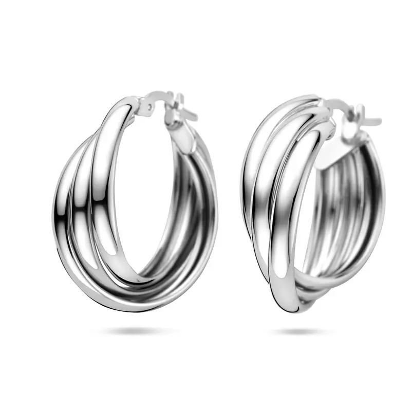 Klapoorringen 26,5 mm gerhodineerd zilver – 1341598