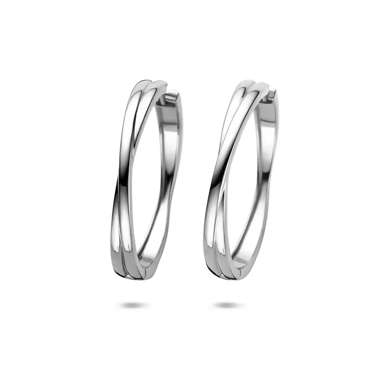 Klapoorringen 40 mm gerhodineerd zilver – 1341312