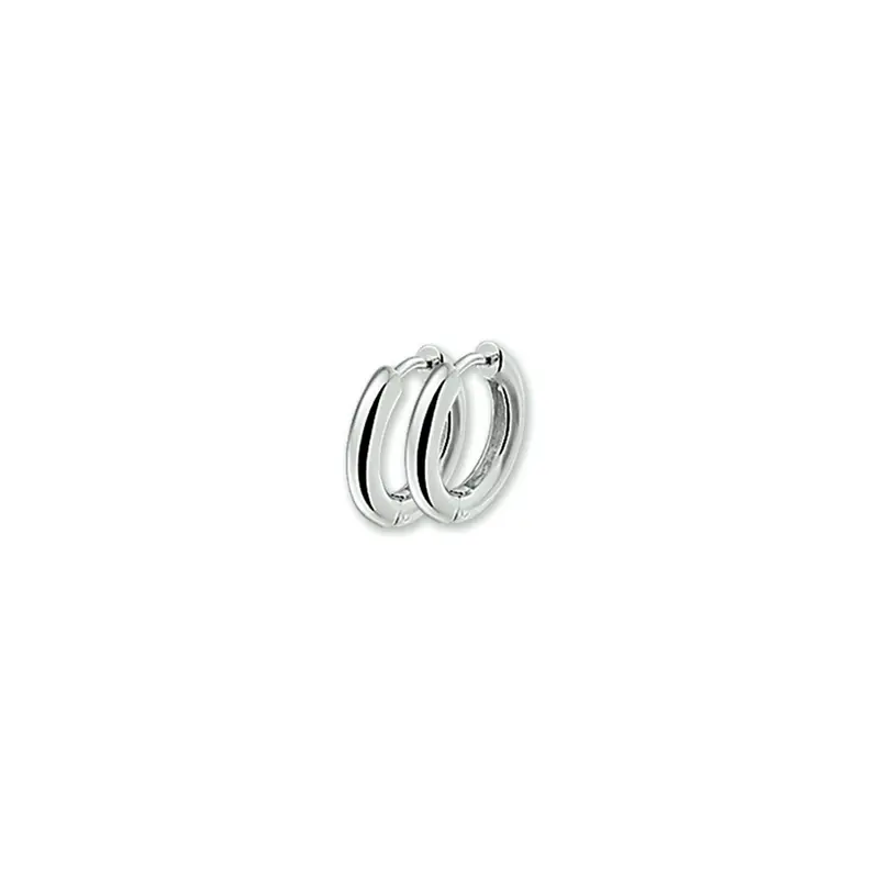 Klapoorringen bol gerhodineerd zilver 12,5 mm – 1322882